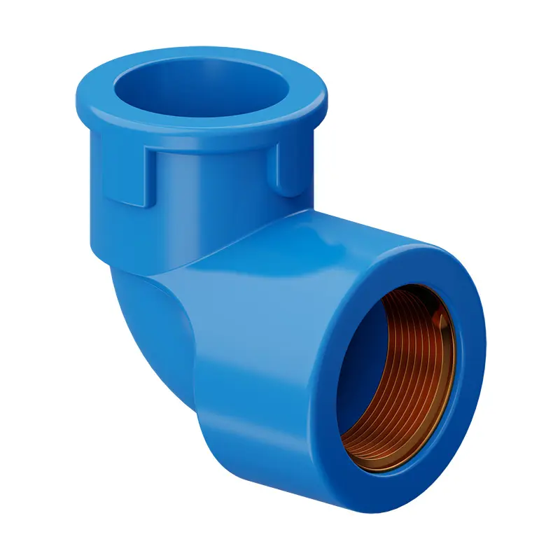 Joelho Azul com bucha latão 25mm x 3/4 PVC Tigre