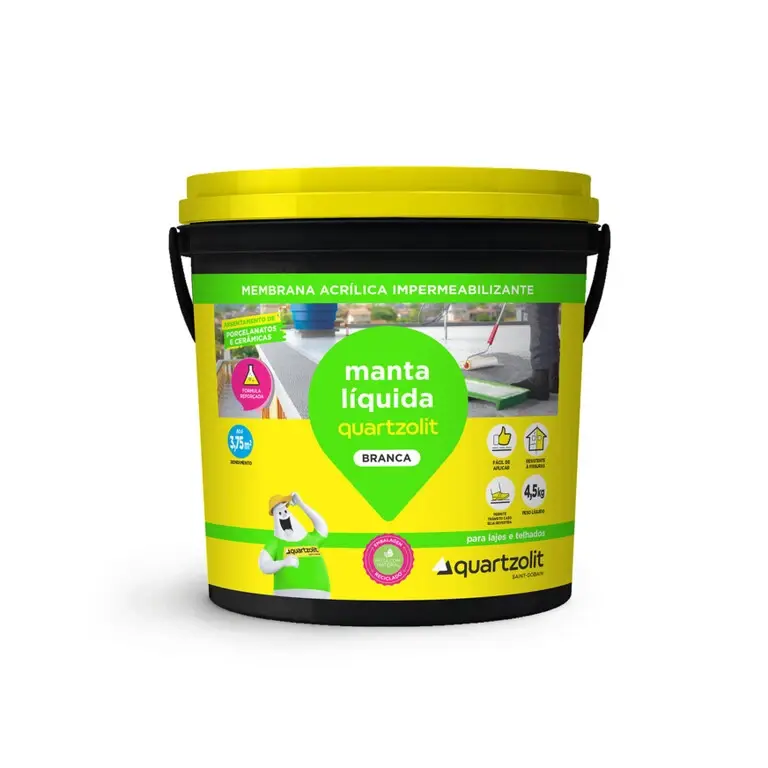 Manta Liquida branca 4,5kg Quartzolit
