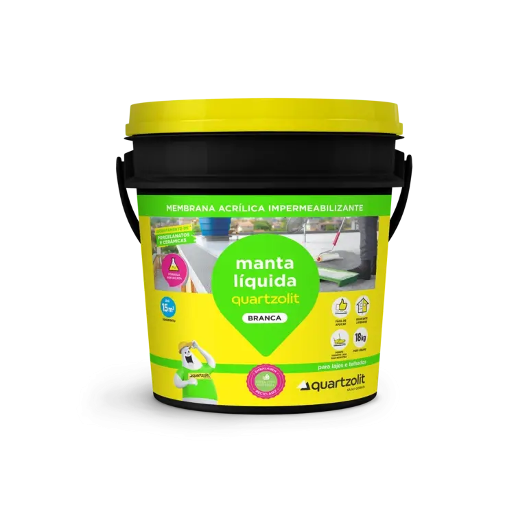 Manta Liquida branca 18kg Quartzolit