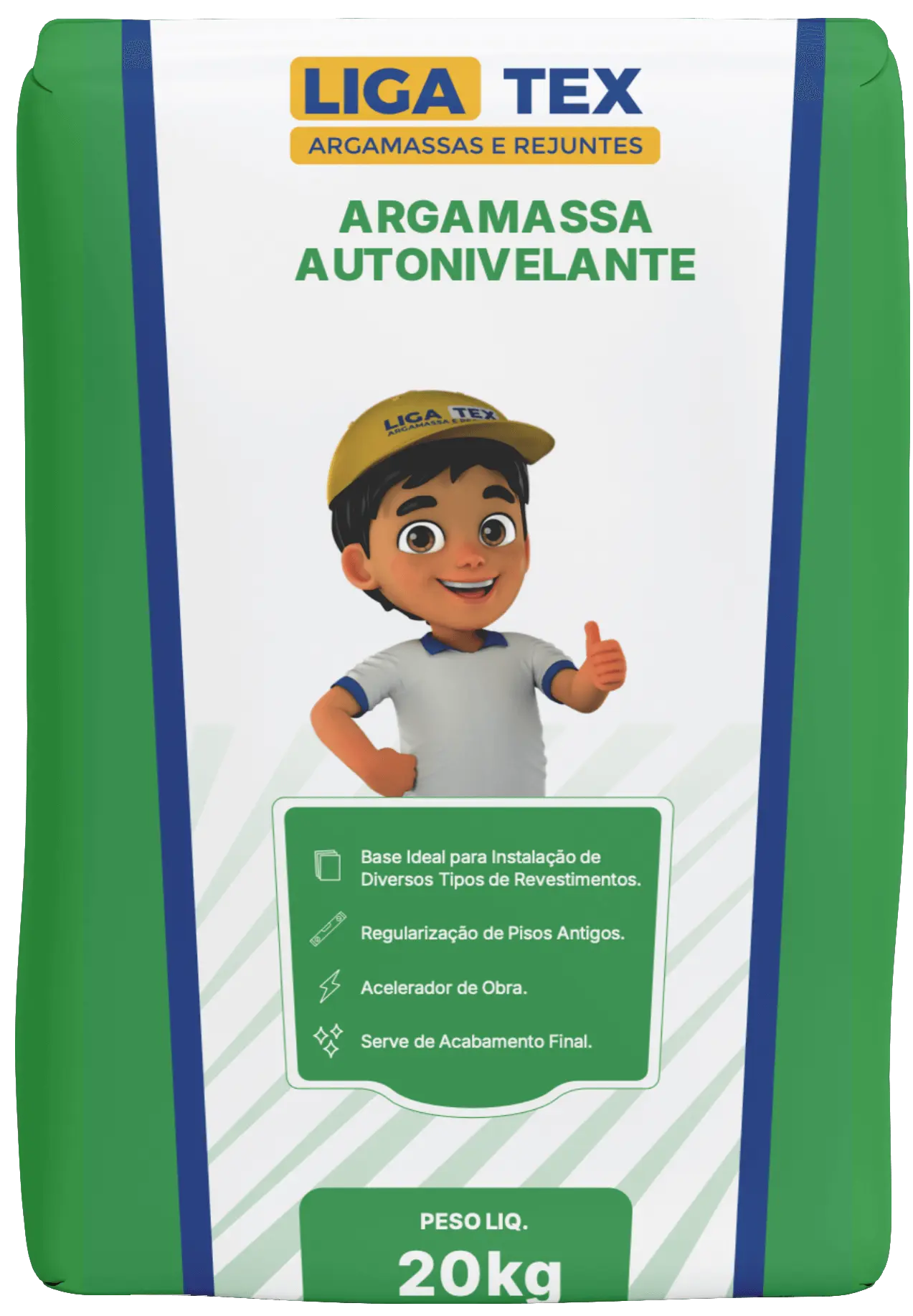 Argamassa autonivelante 20kg Ligatex