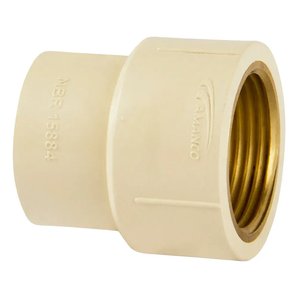 Luva Transição CPVC DN 22mmx3/4 Ultratemp Amanco