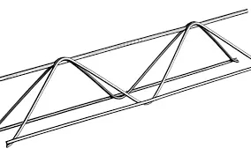 Treliça de aço H12 BR 6,0Mt