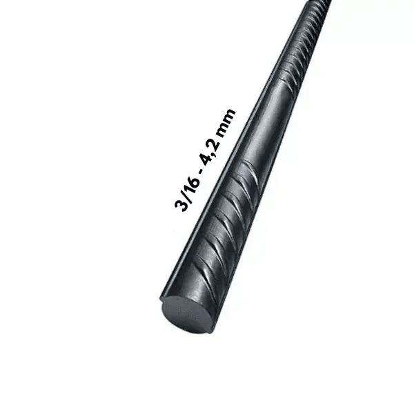 Vergalhão CA60 4,2mm 3/16 12mt